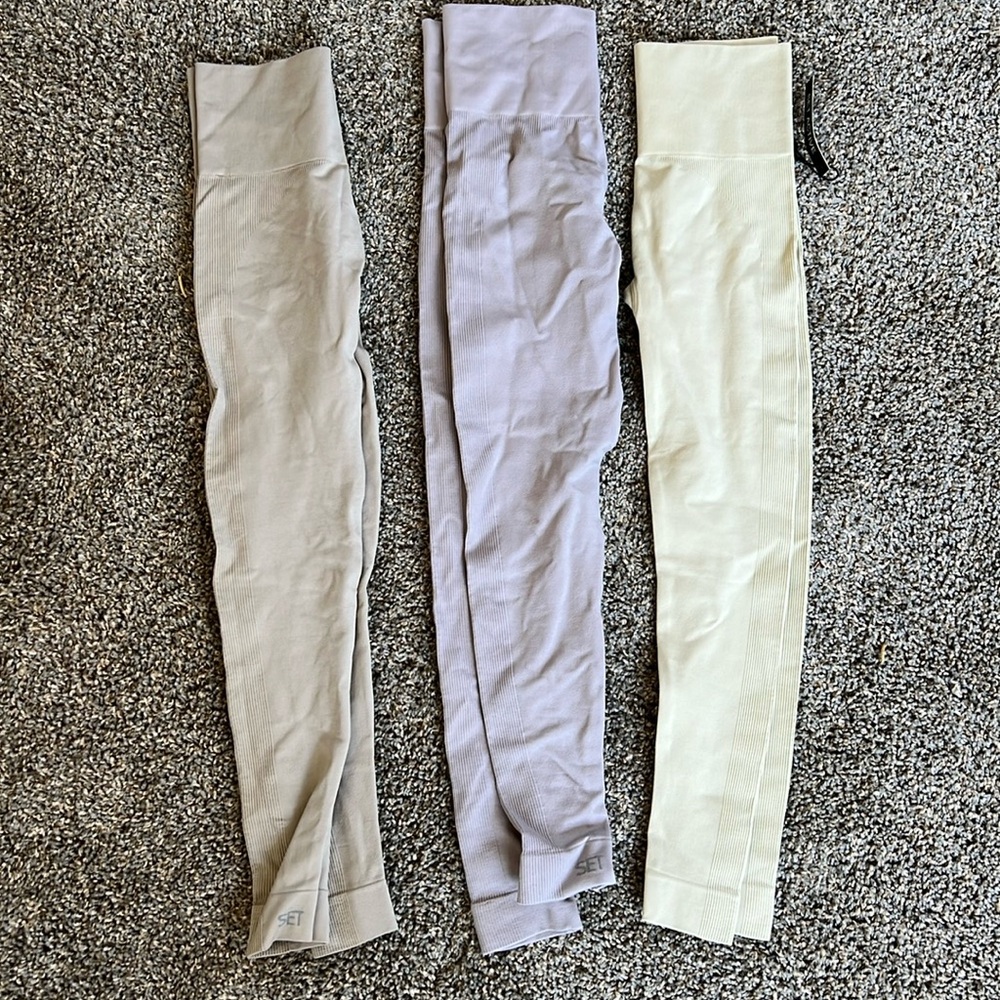 3 SET Active leggings bundle three pairs